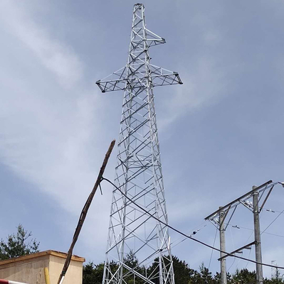 torre cellulare d'acciaio angolare fornita di gambe della trasmissione di 110kV 132kV 4