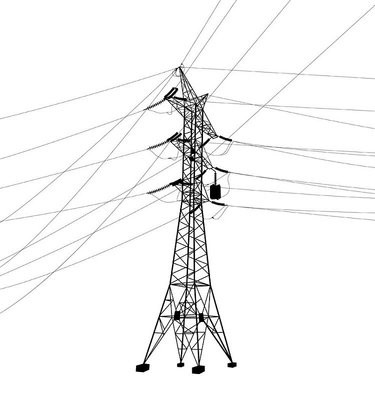 Acciaio 11 di angolo di HDG linea di trasmissione 35 220 330 500kV torre