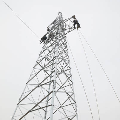 Linea di trasmissione d'acciaio galvanizzata della grata della immersione calda torre di 33KV