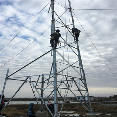 Linea di trasmissione d'acciaio galvanizzata della grata della immersione calda torre di 33KV