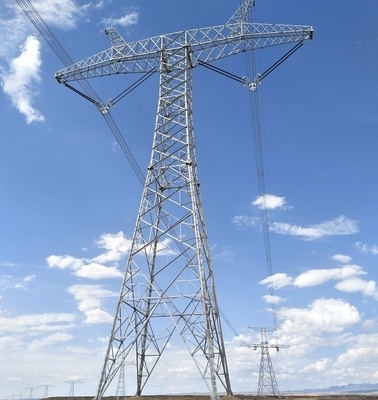 Torre galvanizzata della trasmissione dell'acciaio 11KV 33KV 132KV 220KV di angolo