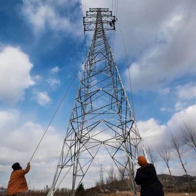 La immersione calda ha galvanizzato Angel Steel linea di trasmissione da 132 chilovolt torre