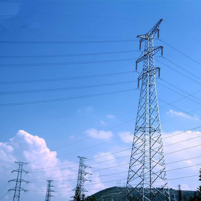 La immersione calda ha galvanizzato la torre d'acciaio del trasporto di energia 110KV