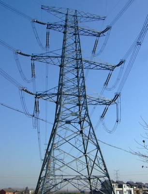 10 - Torre d'acciaio della trasmissione della grata di angolo di 500KV HDG