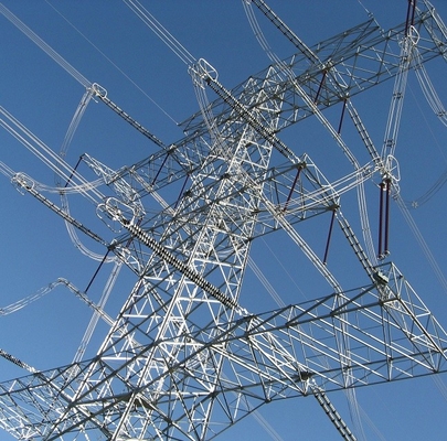10 - Torre d'acciaio della trasmissione della grata di angolo di 500KV HDG