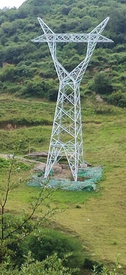 Torre d'acciaio calda della trasmissione di galvanizzazione Q345B della immersione
