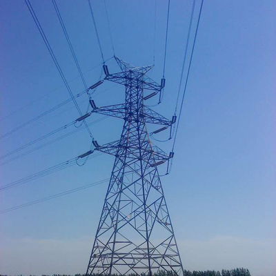Torre d'acciaio fornita di gambe della trasmissione della grata 4 Q345
