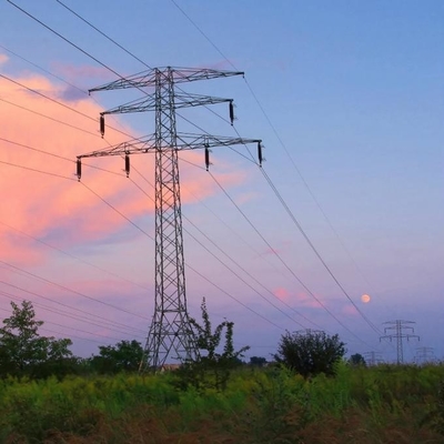 Torri d'acciaio dell'elettrodotto della grata di 33KV 130KV 500KV