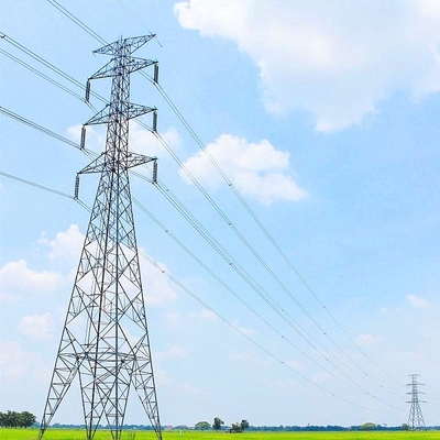 Piloni ad alta tensione d'acciaio di elettricità di angolo della grata di HDG