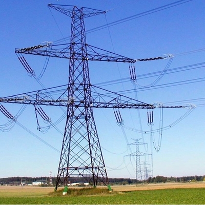 Torre cellulare unipolare della trasmissione di tolleranza 110kV 132kV del vento forte