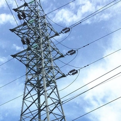 10KV alla torre galvanizzata della grata della immersione calda del trasporto di energia 750KV