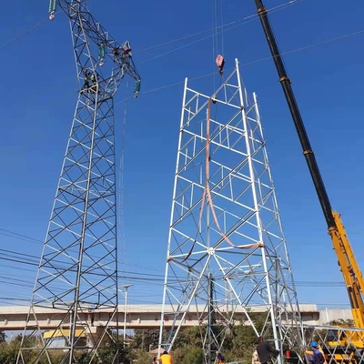 La immersione calda 115KV ha galvanizzato la torre d'acciaio della telecomunicazione