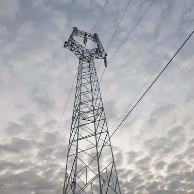 Torre d'acciaio della grata di Q235B Q345B Q420 per il trasporto di energia