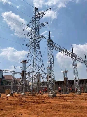 10 - La trasmissione di 1000KV Electric Power ingraticcia le torri d'acciaio
