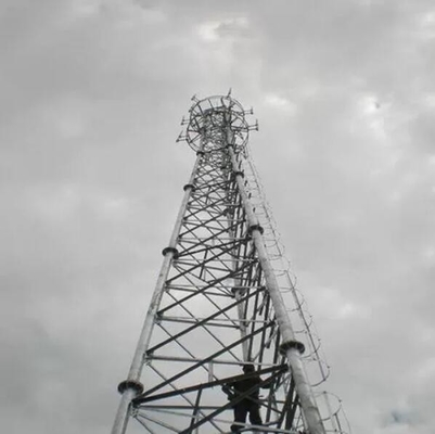 50m HDG ingraticciano la torre d'acciaio della telecomunicazione tubolare