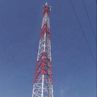 Della telecomunicazione angolare 3 la torre d'acciaio 330KV delle gambe con la immersione calda ha galvanizzato i sostegni