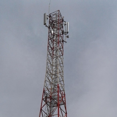 4 angolo angolare di elettricità della gamba 100M Telecom Steel Tower Palo