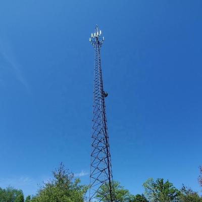 Le torri di antenna autosufficienti di GR50 TV hanno galvanizzato il cellulare d'acciaio di Wifi del triangolo
