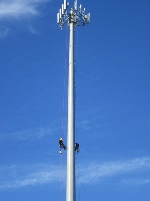 Materiale d'acciaio galvanizzato della torre Q355 Q245 di Palo dell'albero di Guyed
