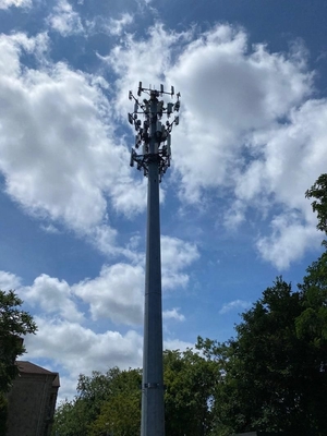Materiale d'acciaio galvanizzato della torre Q355 Q245 di Palo dell'albero di Guyed