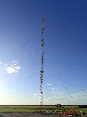 Guyed mobile della galvanizzazione e di verniciatura della immersione calda si eleva Q355 d'acciaio