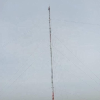Torre unipolare d'acciaio dell'antenna di GSM delle Telecomunicazioni con galvanizzato