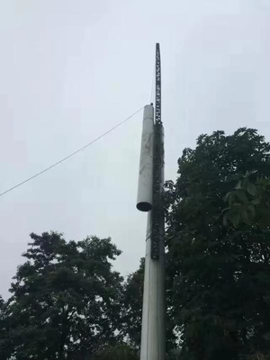 Torre unipolare d'acciaio dell'antenna di GSM delle Telecomunicazioni con galvanizzato