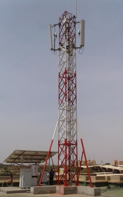 Tetto della torre d'acciaio leggera di telecomunicazione di aviazione alto