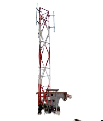 La torre d'acciaio del tetto di Q345 Q235 per la immersione calda della telecomunicazione ha galvanizzato