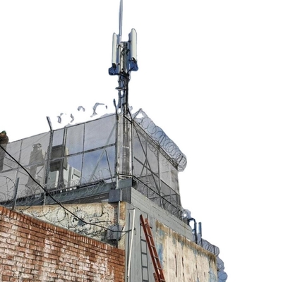 Acciaio galvanizzato Q235 Q345 di Palo della torre dell'albero dell'antenna del tetto della immersione calda